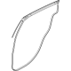 Nissan 82830-7LF0A Rear Door Weatherstrip Right Hand