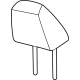 Nissan 86430-7LG0A Rear Seat Headrest Assembly