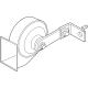 Nissan 25620-7JA0B Electric Low Horn Assembly