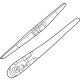 Nissan 28780-7BA0A ARM ASSY-REAR WINDOW WIPER