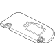 Nissan 96400-7BA0A SUN VISOR ASSY-RH