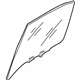 Nissan 82301-5M000 Rear Door Window Glass Assembly Left Hand