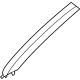 Nissan 76911-4MT1A Front Pillar Garnish Assembly Right Hand