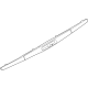 Nissan 28790-7JA0A BLADE ASSY-BACK WINDOW WIPER