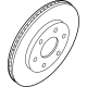 Nissan 40206-7JA0A Disc Brake Rotor Front