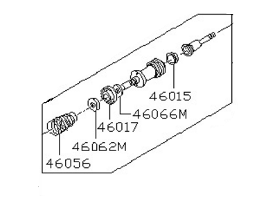 Nissan 46073-C6001 Piston-Second