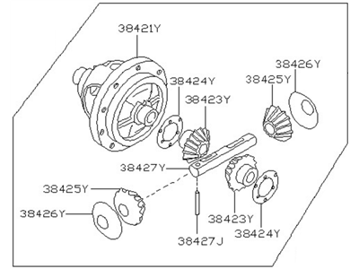 1999 Nissan Altima Differential - 38411-81X01