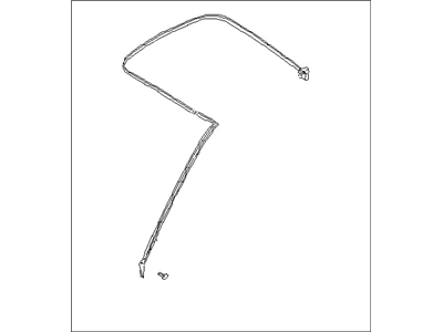 Nissan 300ZX Door Seal - 76861-51P10