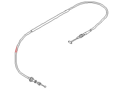 1990 Nissan Axxess Accelerator Cable - 18201-30R10
