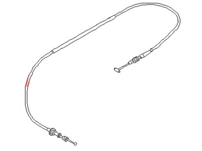 1989 Nissan Axxess Accelerator Cable - 18201-30R10