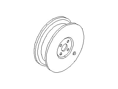 Nissan 40300-3J210 Aluminum Wheel