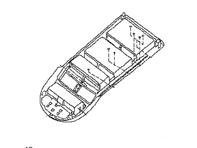 Nissan 26416-ZR01A Bin-Sunglass