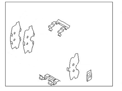 Nissan 41080-73L28 Hardware Kit