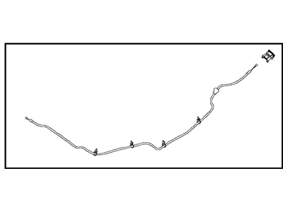 Nissan 65621-9HT0A Cable Hood Lock
