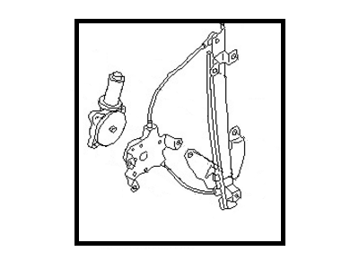 2001 Nissan Altima Window Regulator - 82721-9E010