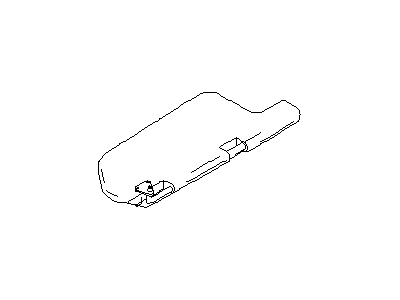 Nissan 96400-4B701 Right Sun Visor Assembly