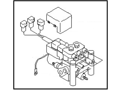 1996 Nissan 240SX ABS Control Module - 47600-70F00