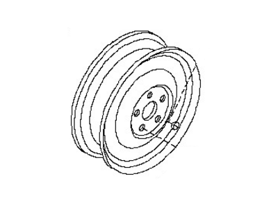 Nissan 40300-1JA0B Wheel Assy-Disk