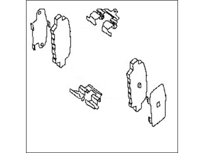 Nissan D4080-JA01C Hardware Kit