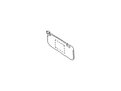 1989 Nissan Van Sun Visor - 96400-17C17