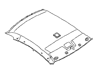 Nissan 739B0-ZX01A Module Assembly-Roof Trim