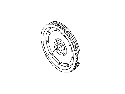 Nissan 12310-0W001 FLYWHEEL Assembly