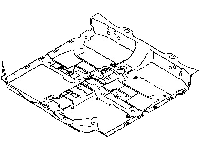 Nissan 74902-1GR1C Carpet Assy-Floor