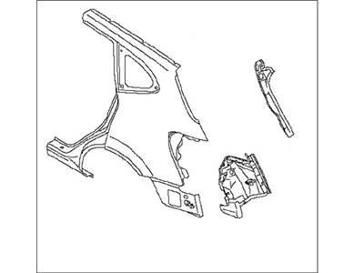 2014 Nissan Rogue Fender - G8101-1VKMA