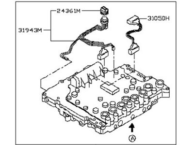 2008 Nissan Pathfinder Valve Body - 31705-62X7B