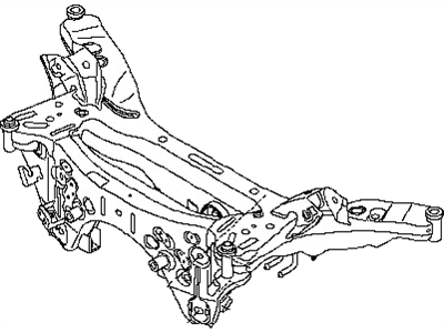 2013 Nissan Rogue Rear Crossmember - 55401-1YA0A