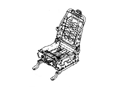 Nissan 87151-1JB7C Frame-Front Seat LH