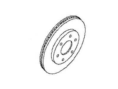 Nissan 40206-ZS60A Rotor-Disc Brake,Front