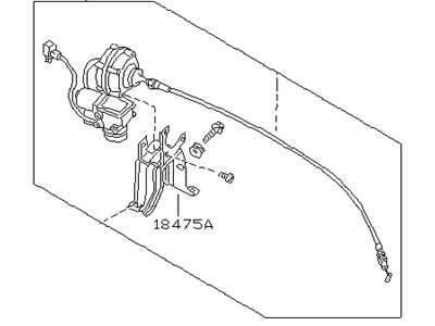 1993 Nissan Quest Cruise Control Servo - 18970-0B300