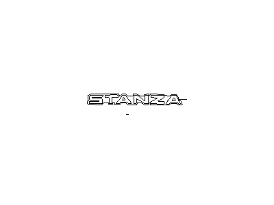 Nissan Stanza Emblem - 84891-D3021