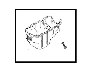 Nissan Datsun 310 Oil Pan - 11110-01M04