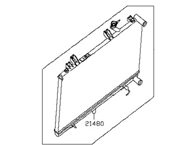 Nissan 21460-3JA0E Radiator Assy