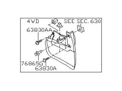 Nissan 63854-3LM0C