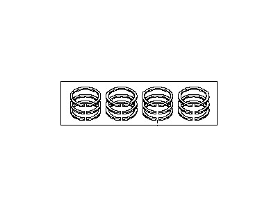 2016 Nissan Juke Piston Ring Set - 12033-1KC0B