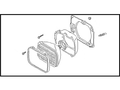 Nissan 26060-M6665 Headlamp Assembly-Driver Side