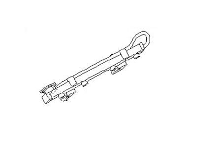 1989 Nissan Pathfinder Fuel Rail - 17521-88G00