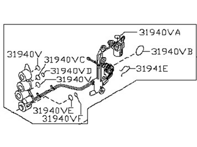 Nissan 31940-3AX04 SOLENOID Control