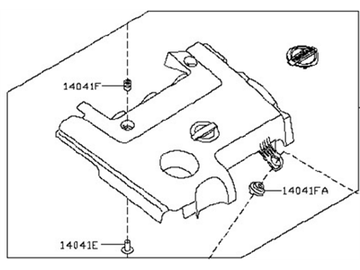 Nissan 14041-1AA1B