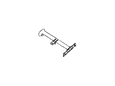 Nissan 57237-EA810 Guide-Handle Rod,Spare Wheel