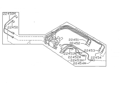 1987 Nissan Stanza Spark Plug Wire - 22450-29R25