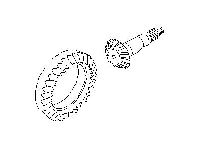 Nissan 38100-4BA0A Gear Set-Hypoid