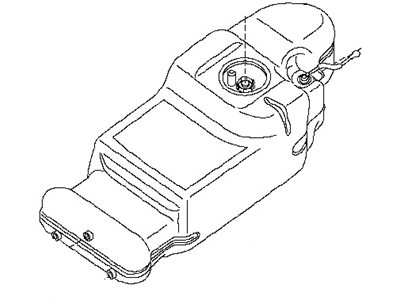 2013 Nissan Frontier Fuel Tank - 17202-ZP00A