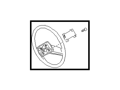 Nissan 48430-02E18 Steering Wheel Assembly W/O Pad