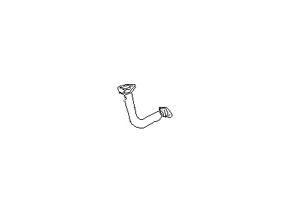 1987 Nissan Stanza Exhaust Pipe - 20010-D4520