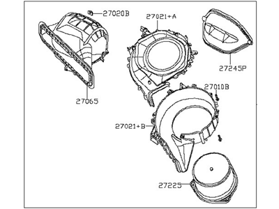 Nissan 27200-JA000 Blower Assy-Front