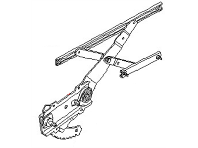 1979 Nissan 200SX Window Regulator - 80701-N8200